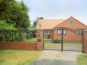 Gate 8 Decorative Remote Control Gates with hand forged bars and video intercom Blyth Nr Bawtry 
