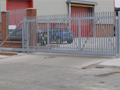 Gate C2 Industrial Palisade Cantilever Sliding Electric Gate with Safety Ground Loop Adwick, Doncaster