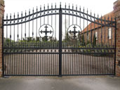 Gate 22 Ornate Automated Gates Clayworh, Retford, Yorkshire