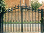 Gate 15 Decorative Wrought iron remote control gates Haxey, Doncaster, South Yorkshire 